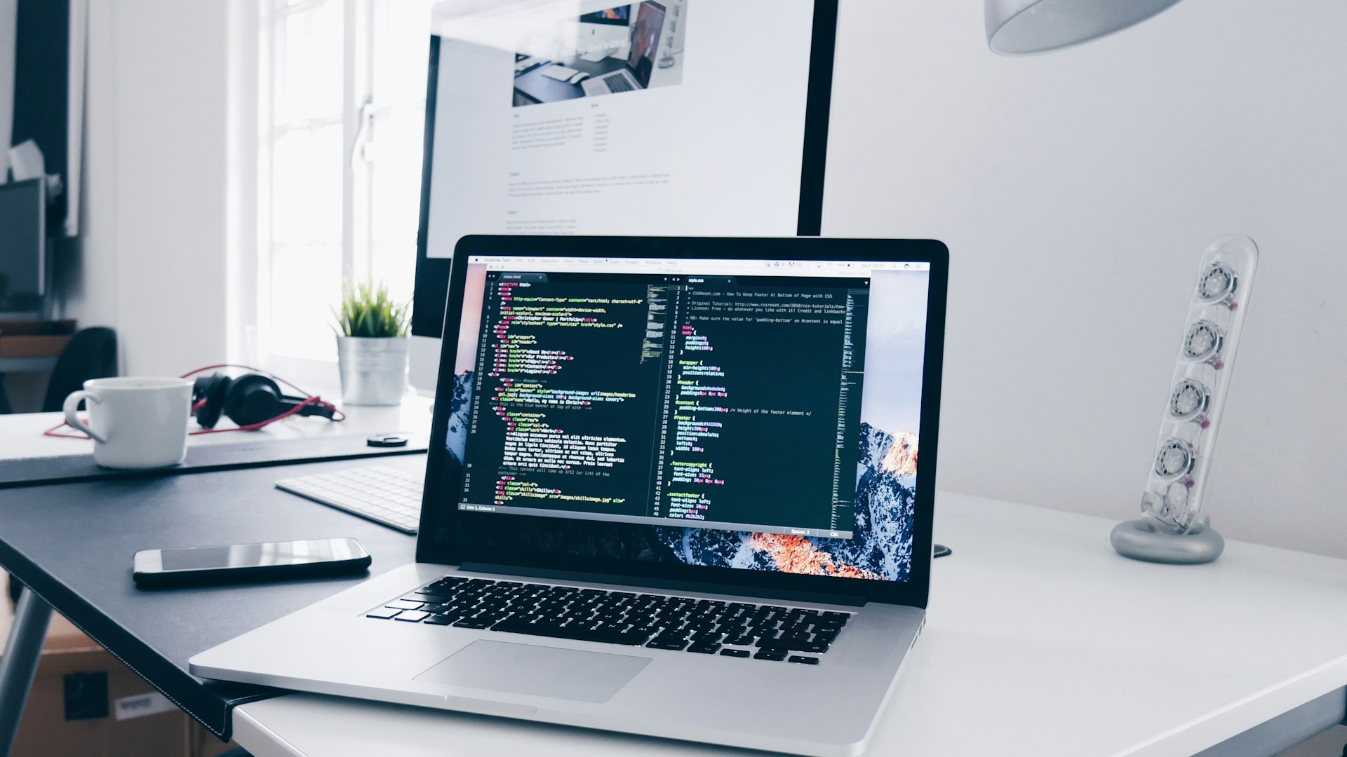 Automated lifecycle email sequence displayed across a wide monitor