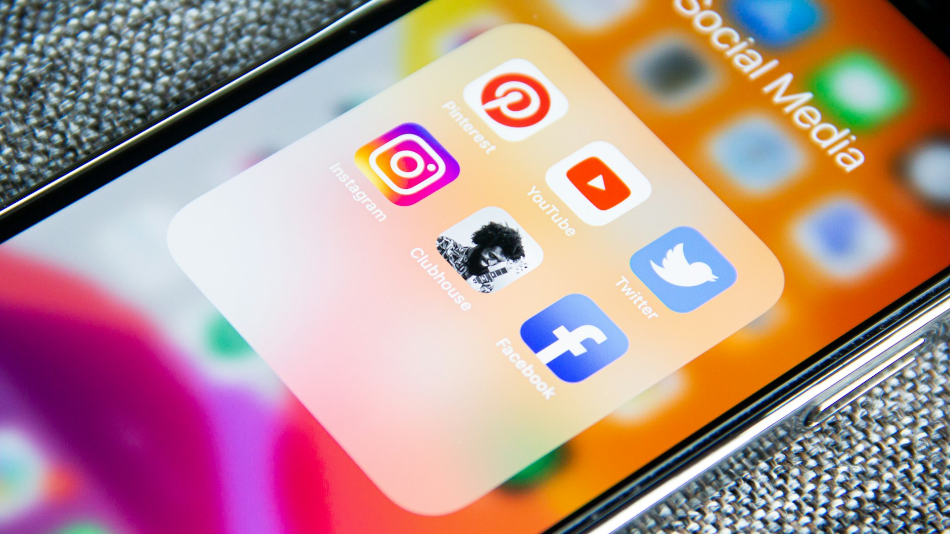 Premium branded social media grid displayed across devices